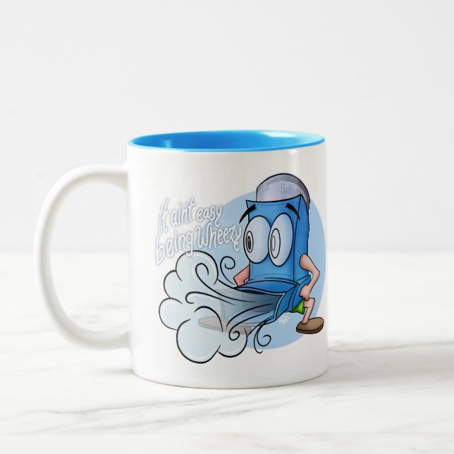 Caneca De Café Em Dois Tons Não é fácil ser Wheezy Mug (Esquerda)