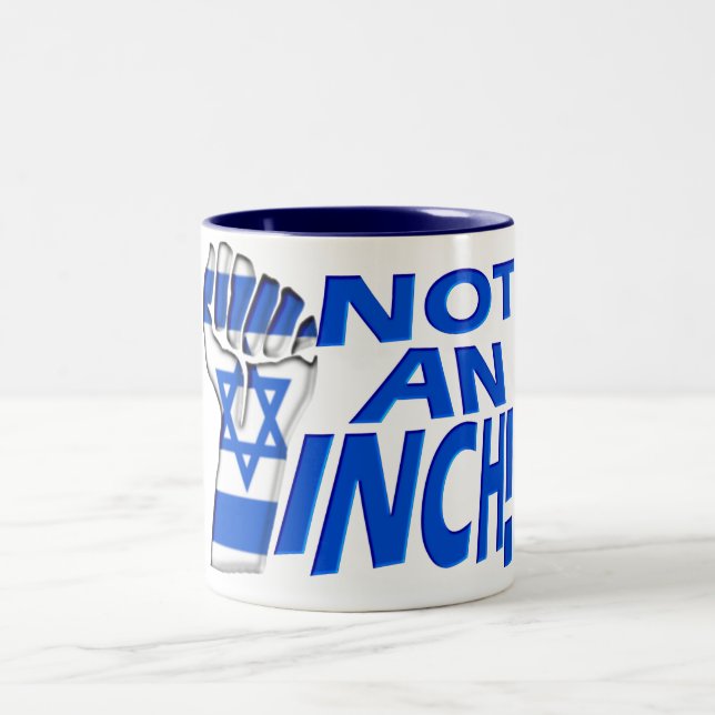 Caneca De Café Em Dois Tons Não é um Polegar (Centro)