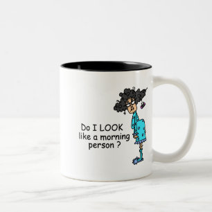 Caneca De Café Em Dois Tons Não É Uma Pessoa Da Manhã