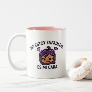 Caneca De Café Em Dois Tons Não Estou Irritado, É Só Meu Rosto
