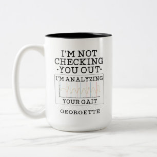 Caneca De Café Em Dois Tons Não Estou Te Paquerizando Piada de Fisioterapeuta