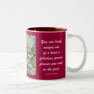 Caneca De Café Em Dois Tons Não faça deixe nunca qualquer um fazê-lo sentir