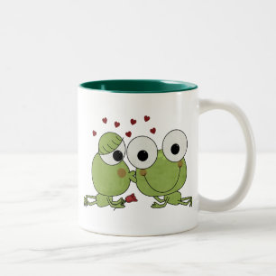 Caneca De Café Em Dois Tons Não fazem Sapo-e os presentes dos namorados do