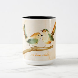 Caneca De Café Em Dois Tons Não Há Duas Gêmeas Iguais