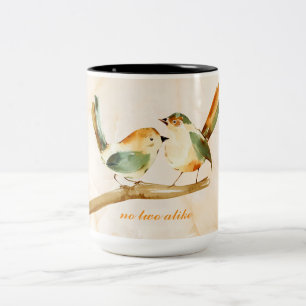 Caneca De Café Em Dois Tons Não Há Duas Gêmeas Iguais