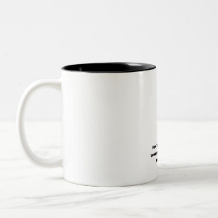 Caneca De Café Em Dois Tons Não me dê um crânio engraçado para cigarros