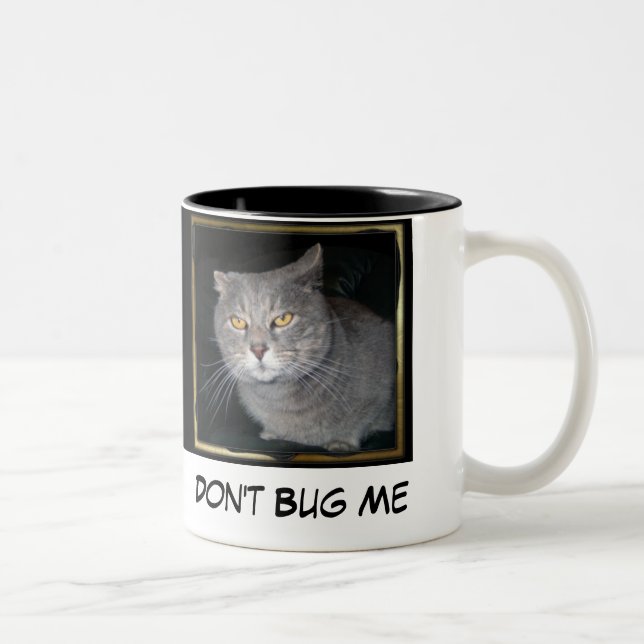 Caneca De Café Em Dois Tons Não me desinsete (Direita)