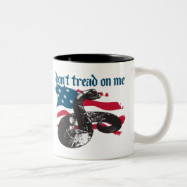 Caneca De Café Em Dois Tons Não me pise