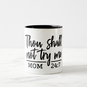 CANECA DE CAFÉ EM DOIS TONS NÃO ME TENTE "MÃE MUG"