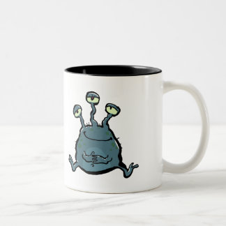 Caneca De Café Em Dois Tons não se apavore - customizável