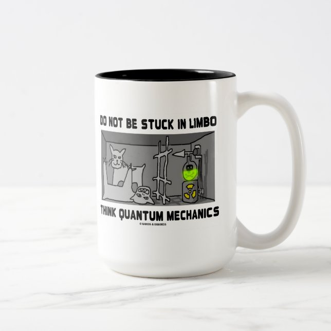 Caneca De Café Em Dois Tons Não seja colado no limbo pensam mecânicos de (Direita)