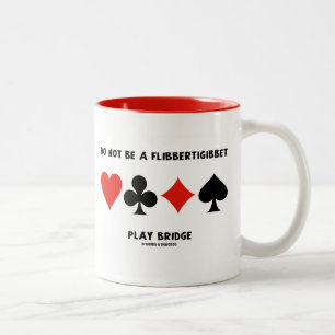 Caneca De Café Em Dois Tons Não Seja Uma Ponte Flibbertigibbet Play