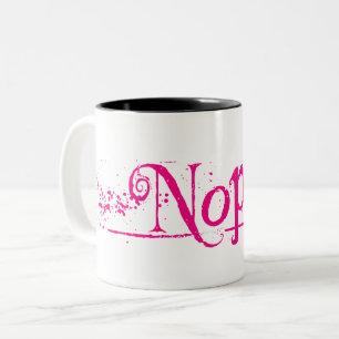 Caneca De Café Em Dois Tons Não. Só não.