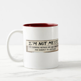 Caneca De Café Em Dois Tons Não sou trocadilho confuso