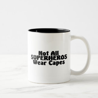 Caneca De Café Em Dois Tons Não todos os cabos do desgaste de SUPERHEROS