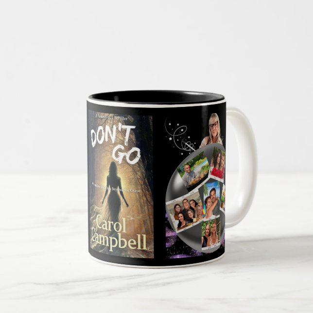 Caneca De Café Em Dois Tons Não vá (Frente Esquerda)