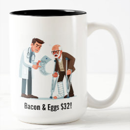 Caneca De Café Em Dois Tons Não vou PAGAR ISSO!