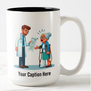 Caneca De Café Em Dois Tons Não vou PAGAR ISSO!