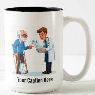 Caneca De Café Em Dois Tons Não vou PAGAR ISSO!