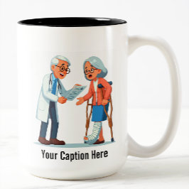 Caneca De Café Em Dois Tons Não vou PAGAR ISSO!