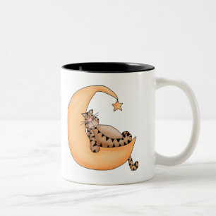 Caneca De Café Em Dois Tons Nap de Moon Cat