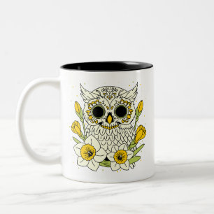 Caneca De Café Em Dois Tons Narcissus e Coruja