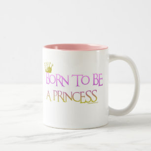 CANECA DE CAFÉ EM DOIS TONS NASCER A SER UMA PRINCESA