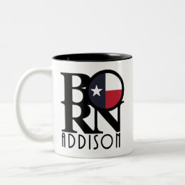 Caneca De Café Em Dois Tons NASCER Addison Texas