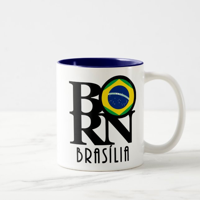 Caneca De Café Em Dois Tons NASCER Brasília 11oz (Direita)