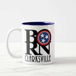 Caneca De Café Em Dois Tons NASCER Clarksville