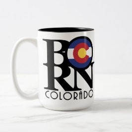 Caneca De Café Em Dois Tons NASCER Colorado 15oz