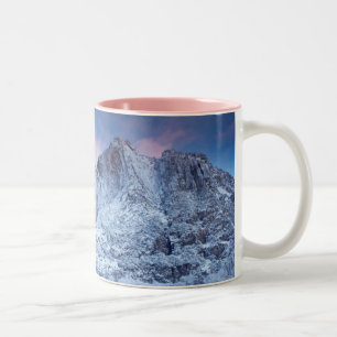 Caneca De Café Em Dois Tons Nascer do sol de Yosemite Falls