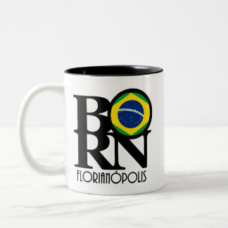 Caneca De Café Em Dois Tons NASCER Florianópolis 11oz