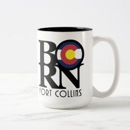 Caneca De Café Em Dois Tons NASCER Fort Collins 15oz