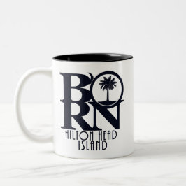 Caneca De Café Em Dois Tons NASCER Hilton Head Island 11oz Coffee Mug