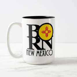 Caneca De Café Em Dois Tons NASCER Novo México