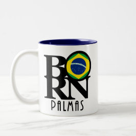 Caneca De Café Em Dois Tons NASCER Palmas 11oz