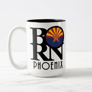 Caneca De Café Em Dois Tons NASCER Phoenix Arizona 15oz