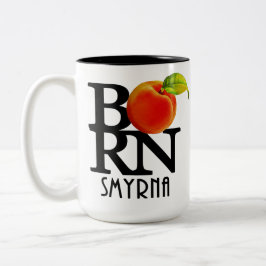 Caneca De Café Em Dois Tons NASCER Smyrna Georgia 15oz