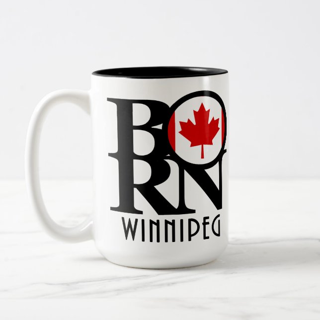 Caneca De Café Em Dois Tons NASCER Winipeg 15oz (Esquerda)