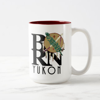 Caneca De Café Em Dois Tons NASCER Yukon, Oklahoma 15oz
