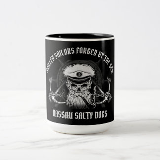 CANECA DE CAFÉ EM DOIS TONS NASSAU HABILITADOS DE NAVEGADORES / CÃES SALGADOS