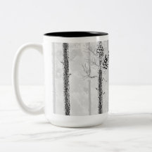 Natais vintages Ornamentos Café Mug