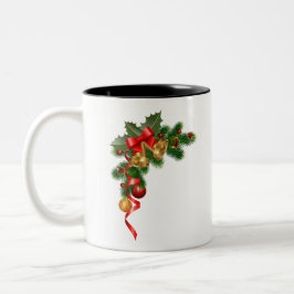 Caneca De Café Em Dois Tons Natal