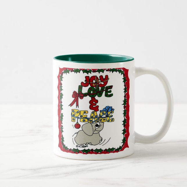 CANECA DE CAFÉ EM DOIS TONS NATAL (Direita)
