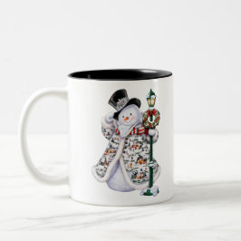 Caneca De Café Em Dois Tons Natal