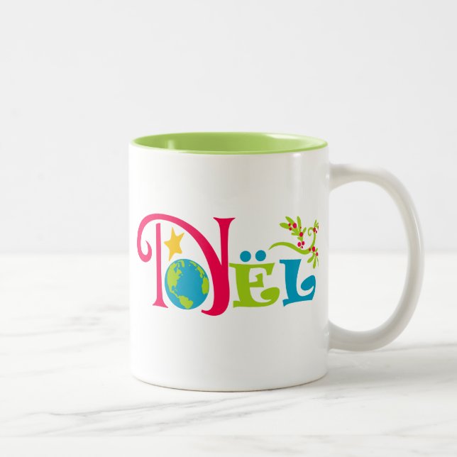 Caneca De Café Em Dois Tons Natal (Direita)