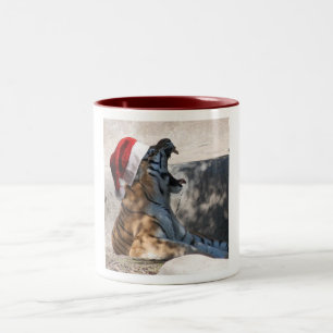 Caneca De Café Em Dois Tons Natal Bengal Tiger