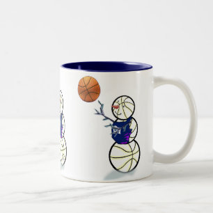 Caneca De Café Em Dois Tons Natal do boneco de neve