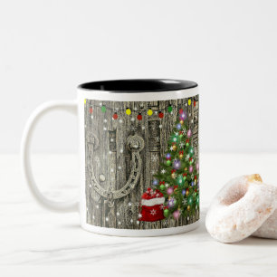 Caneca De Café Em Dois Tons Natal do País